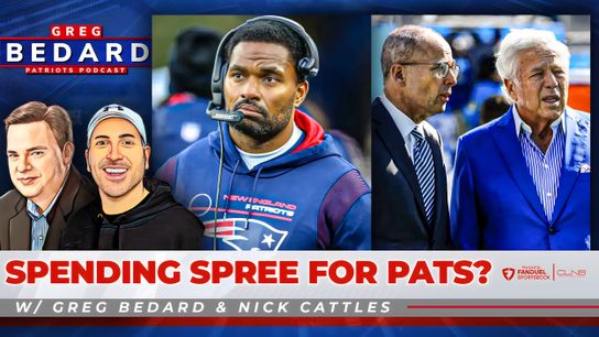 .@FDsportsbook Podcast & Video: Bedard Patriots Pod - Who would you 'burn cash' on? taken at BSJ Headquarters (Patriots)